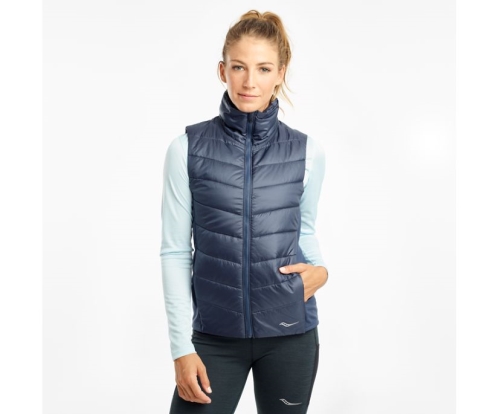 Tenis Saucony Snowdrift Vest Mujer Tops Ropa Mood Indigo México MX-240-DG